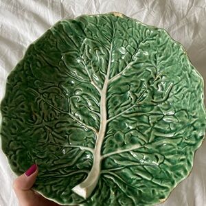 Vintage Lettuce Leaf Plate 🥬